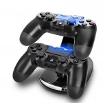 Dual USB Charging LED Remote Controller Chargers Stand For Play Stations PS4 Controller Charger Dock